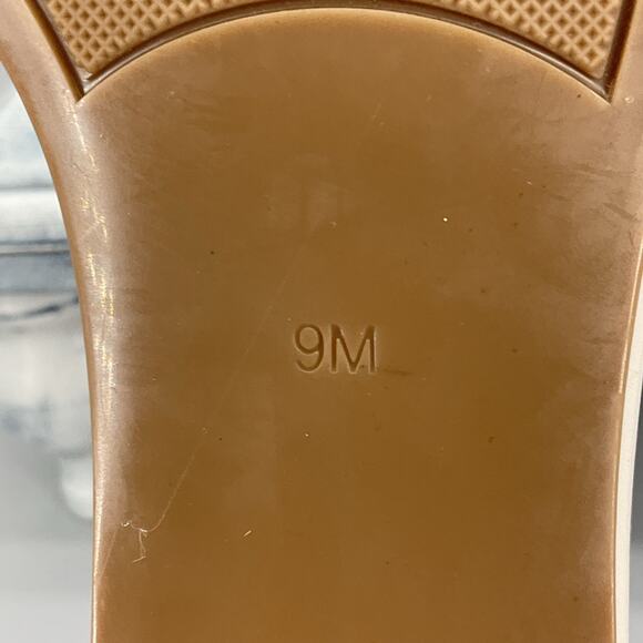 New Marc Fisher Women’s Casper Slip-on Block Heel Sandals White Size 9M - Picture 5 of 10